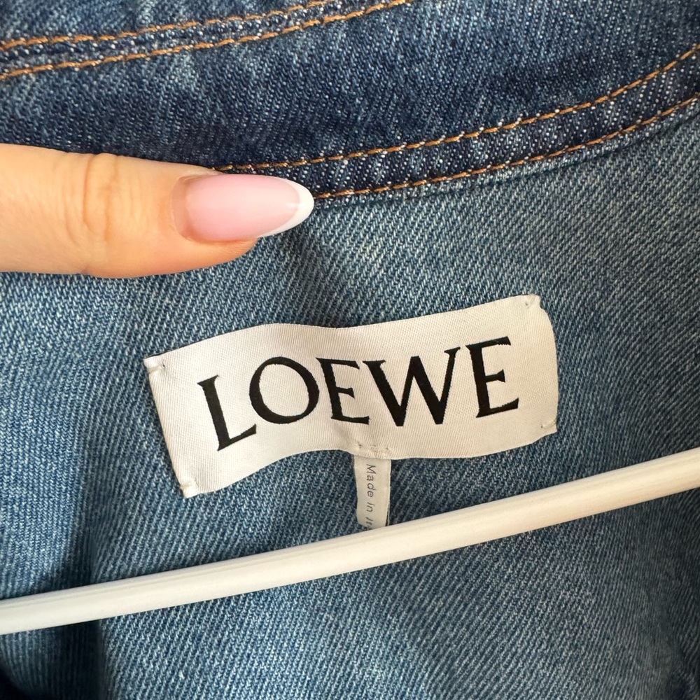 Loewe Blue Denim with White Label - Picture 3 of 4